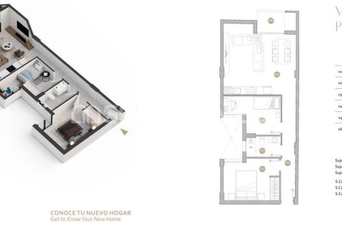 Продажа квартиры в Фуэнхирола, Малага, Испания 3 спальни, 82м2 №177899 - фото 18