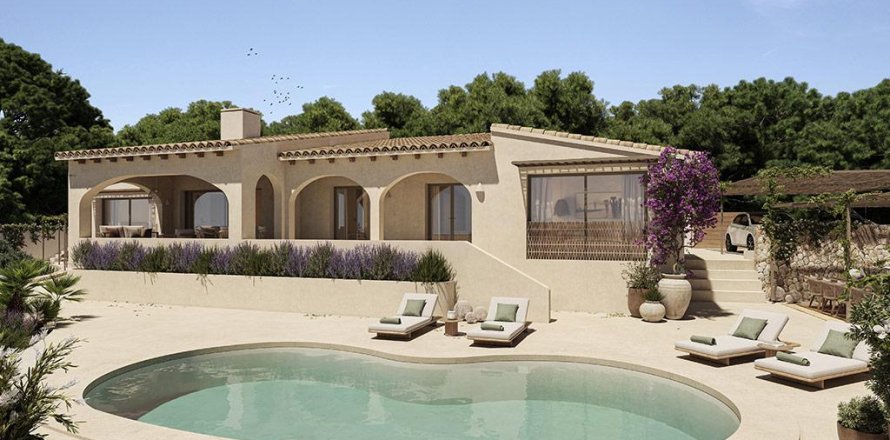 Villa en Benissa, Alicante, España 3 dormitorios, 214 m2 No. 147188