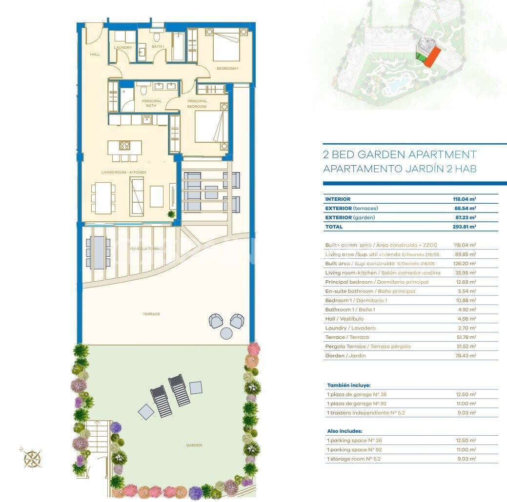 Kattohuoneisto Mijas, Malaga, Espanja 3 makuuhuonetta, 82 m2 No. 108124