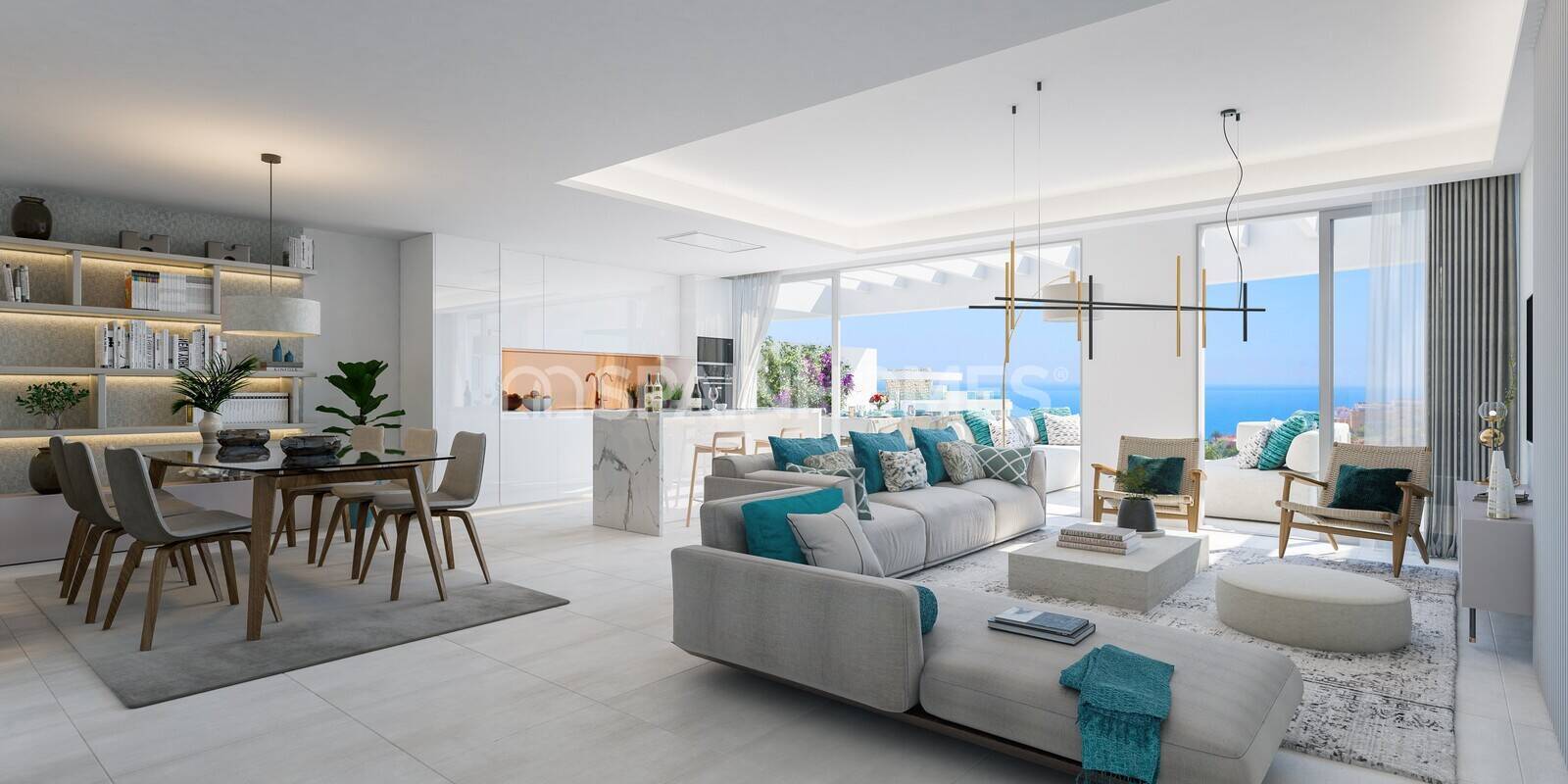 Kattohuoneisto Mijas, Malaga, Espanja 3 makuuhuonetta, 82 m2 No. 108124