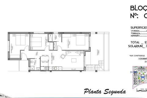 Huoneisto myytävänä Guardamar del Segura, Alicante, Espanja, 3 makuuhuonetta, 81 m2 No. 137484 - kuva 10