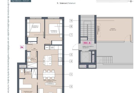 Penthouse for sale in Benijofar, Alicante, Spain 3 bedrooms, 84 sq.m. No. 177412 - photo 6