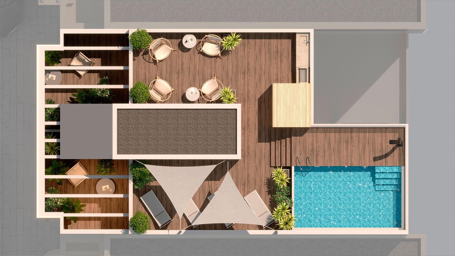 Wohnung in Torrevieja, Alicante, Spanien 1 Schlafzimmer, 75 m2 Nr. 135280