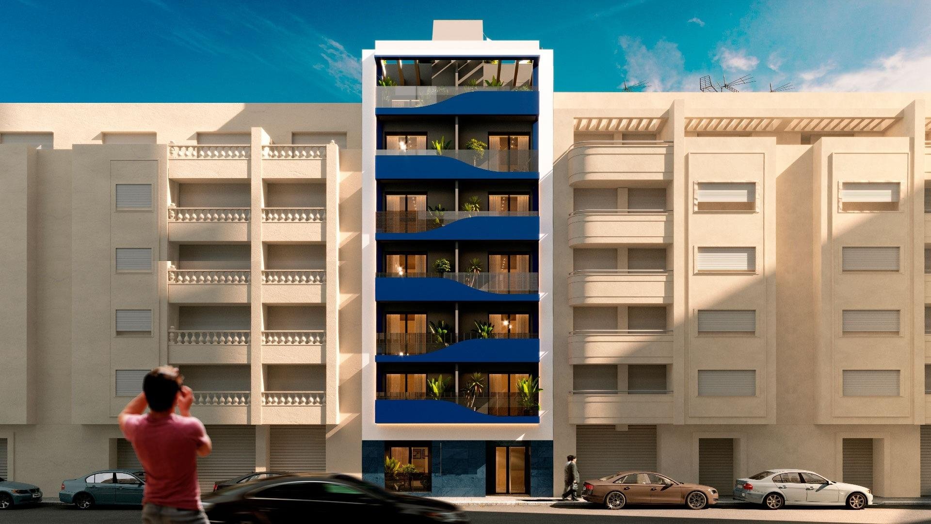 Wohnung in Torrevieja, Alicante, Spanien 1 Schlafzimmer, 75 m2 Nr. 135280