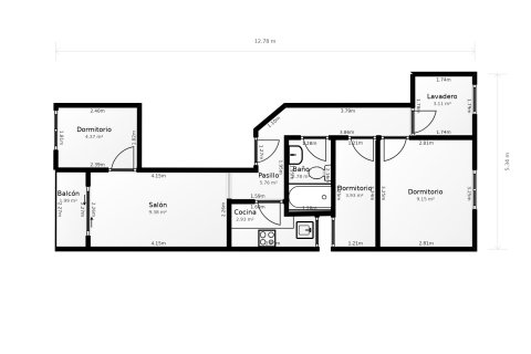 Wohnung zum Verkauf in Premia De Dalt, Barcelona, Spanien 1 Schlafzimmer, 50 m2 Nr. 178261 - Foto 24