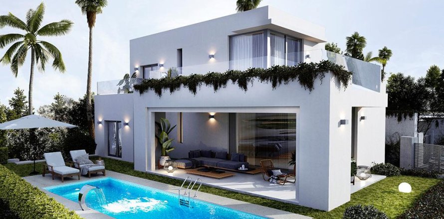 Villa Mijas, Malaga, Spanien 4 sovrum, 219 kvm. Nr. 139040