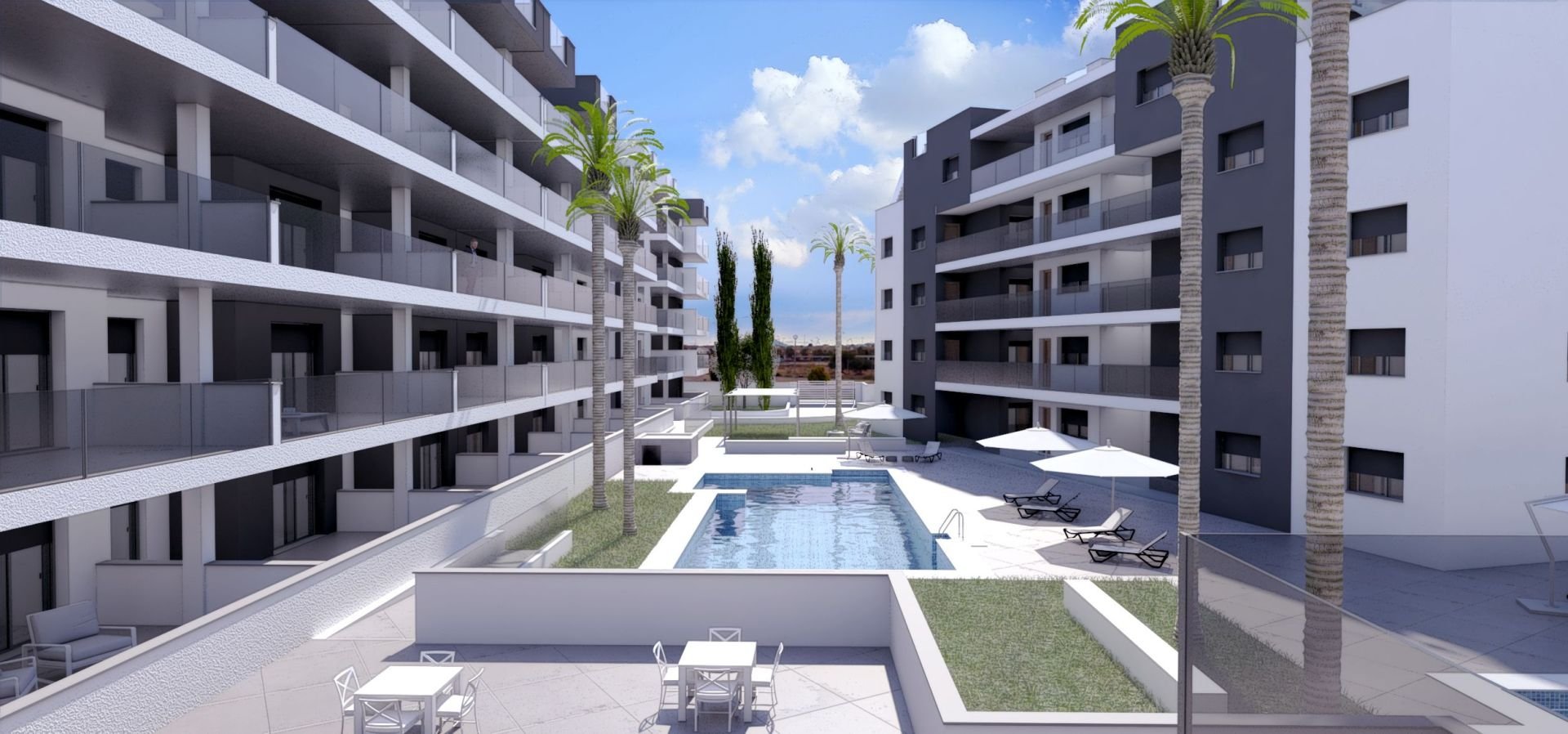 Apartamento en Los Narejos, Murcia, España 2 dormitorios, 93 m2 No. 95603