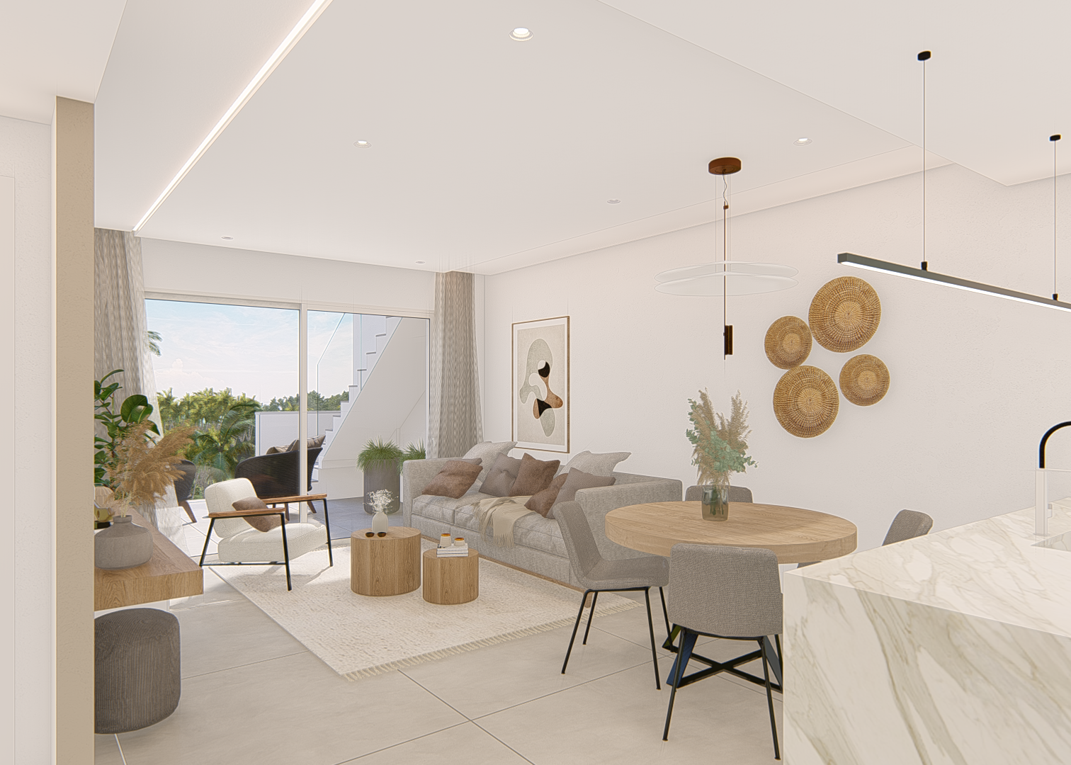 Квартира в Area Beach, Гуардамар-дель-Сегура, Аликанте, Испания 2 спальни, 98.32м2 №96774