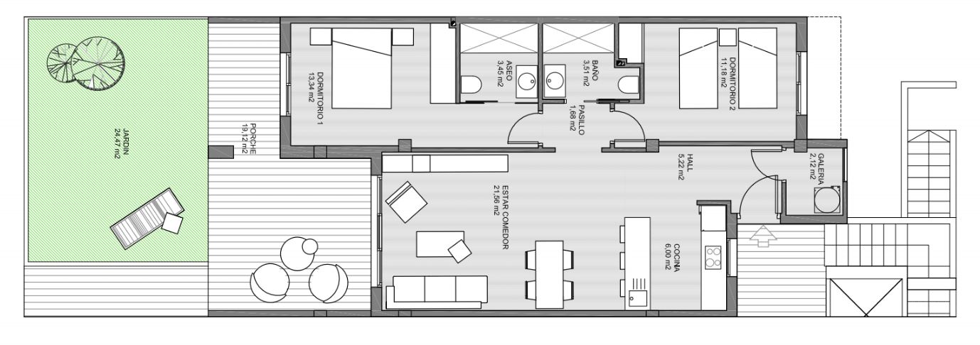 Квартира в Area Beach, Гуардамар-дель-Сегура, Аликанте, Испания 2 спальни, 97.72м2 №96773