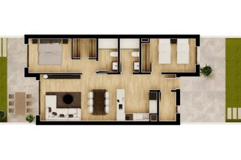 Продажа квартиры в Монфорте-дель-Сид, Аликанте, Испания 2 спальни, 95м2 №134761 - фото 19