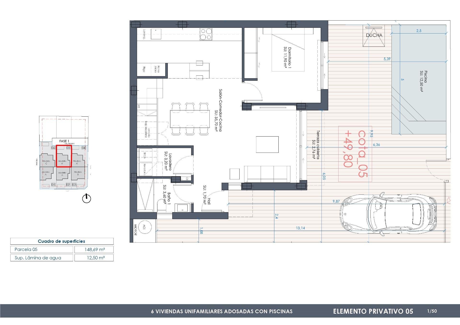 Villa i Benijofar, Alicante, Spanien 3 sovrum, 138 kvm. Nr. 112749