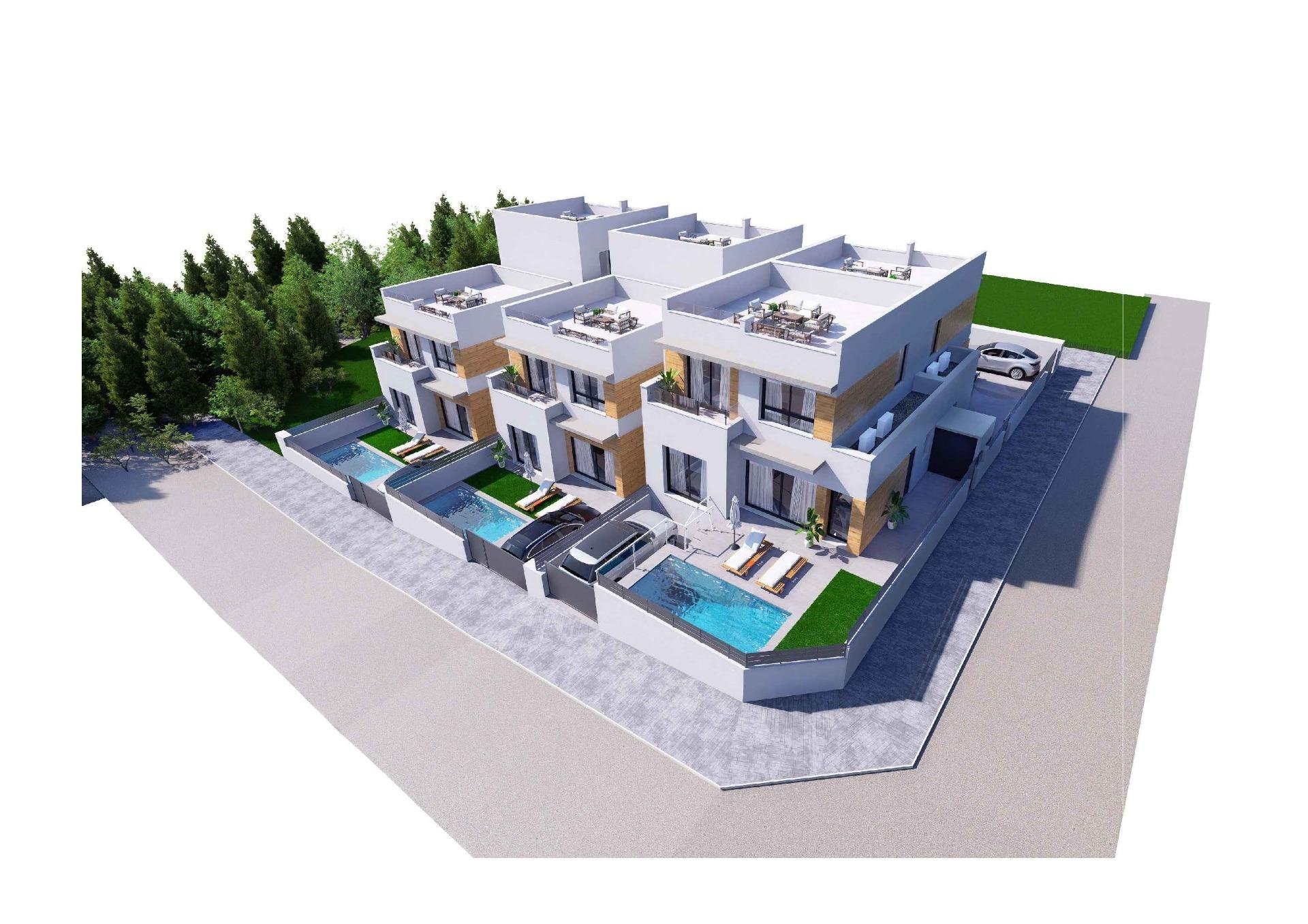 Villa i Benijofar, Alicante, Spanien 3 sovrum, 138 kvm. Nr. 112749