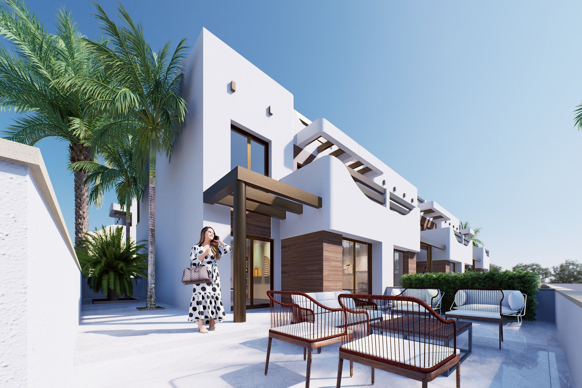 Bungalowi Torre de la Horadada, Alicante, Espanja 2 makuuhuonetta, 109 m2 No. 134628
