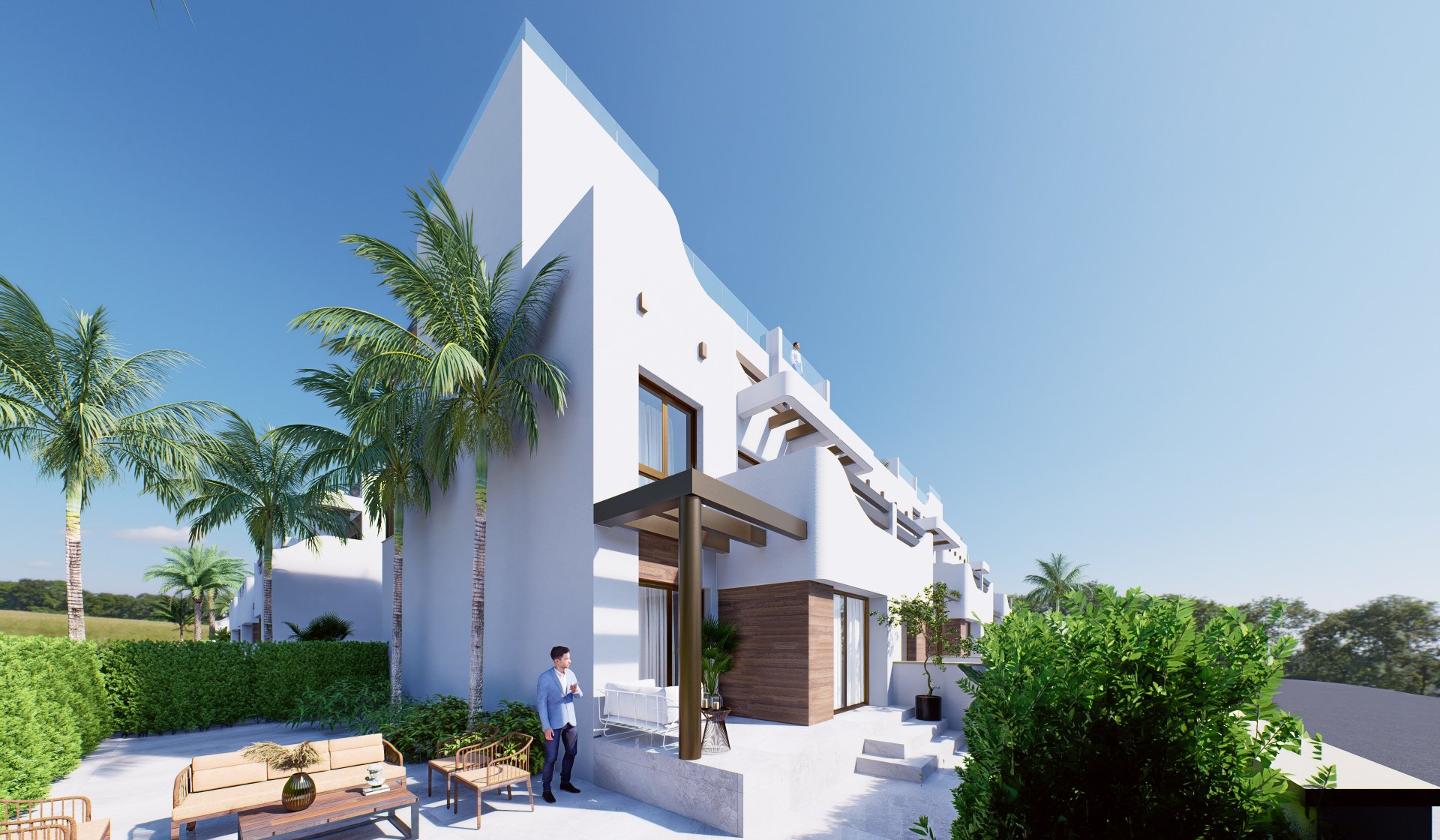 Bungalowi Torre de la Horadada, Alicante, Espanja 2 makuuhuonetta, 109 m2 No. 134628