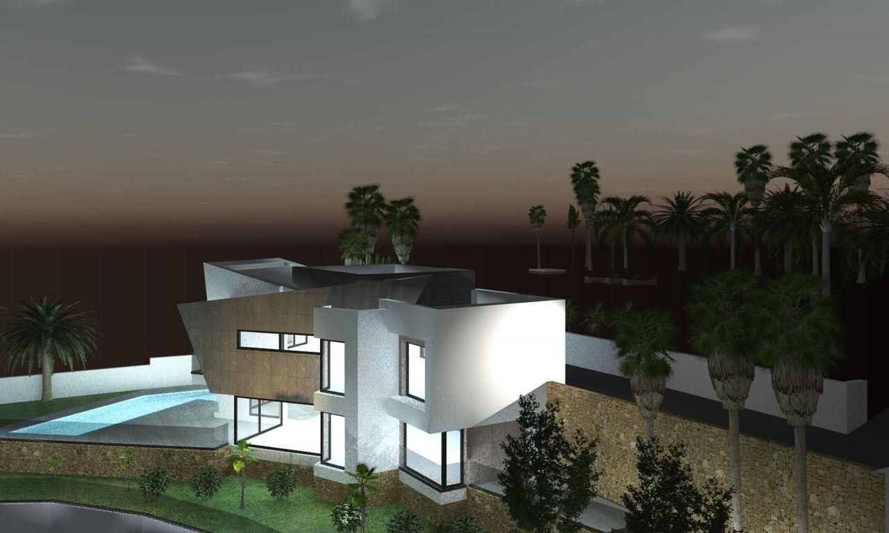 Villa in Calpe, Alicante, Spain 4 bedrooms, 350 sq.m. No. 95760