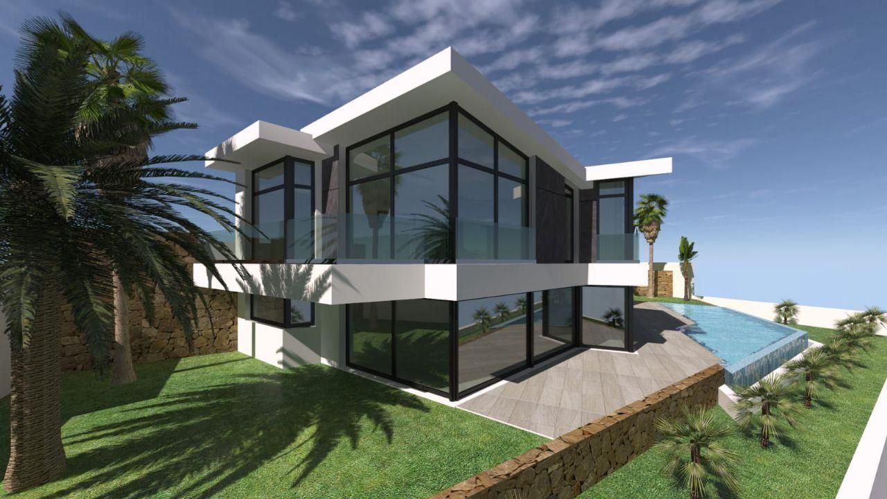 Villa in Calpe, Alicante, Spain 4 bedrooms, 350 sq.m. No. 95760