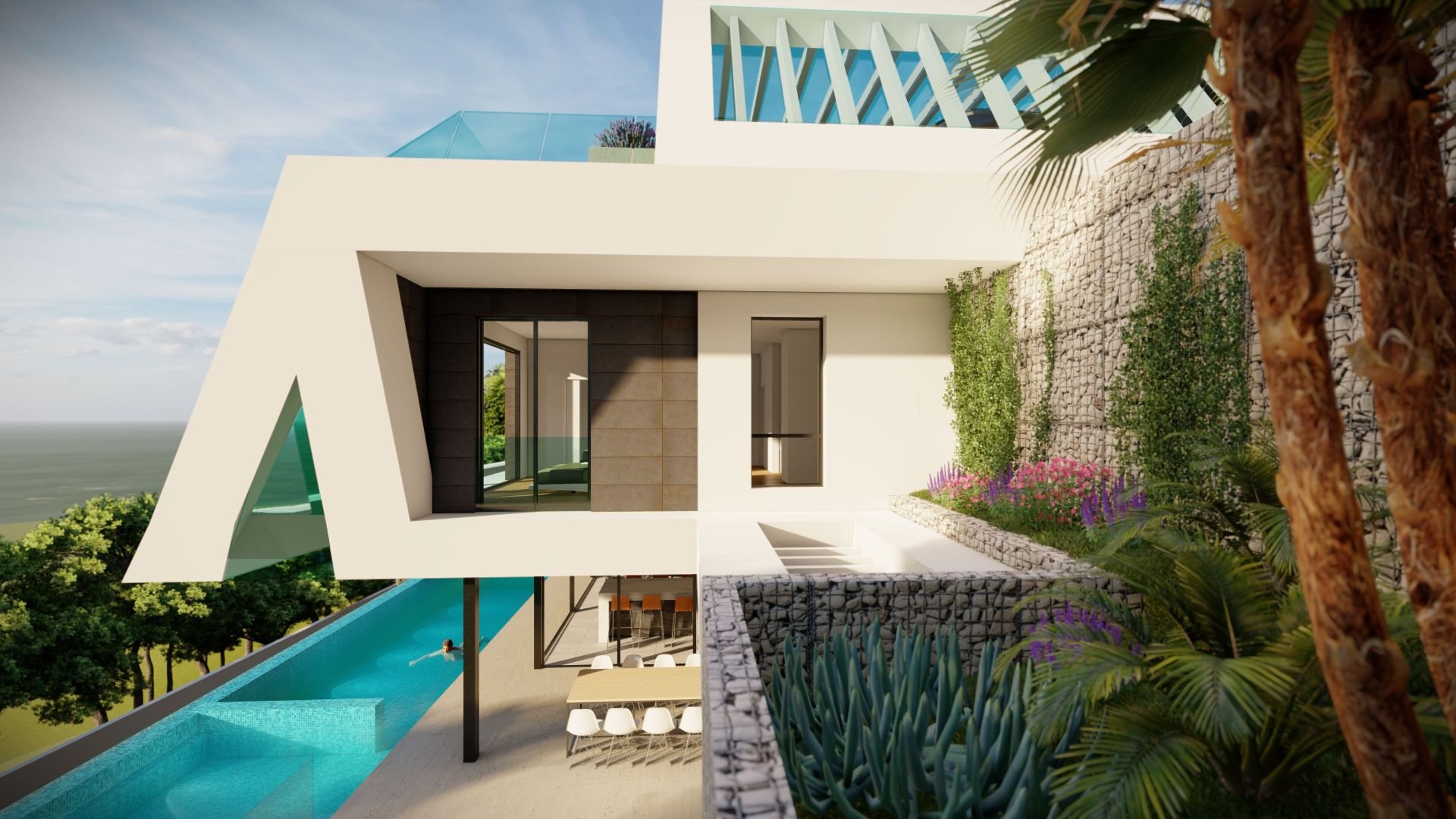 Villa i Altea, Alicante, Spanien 4 sovrum, 440 kvm. Nr. 95758