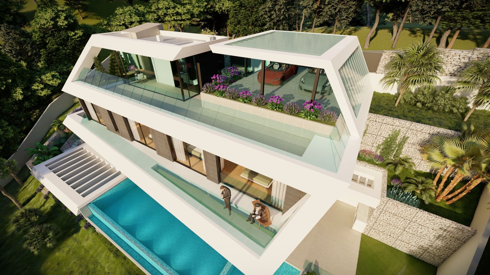 Villa i Altea, Alicante, Spanien 4 sovrum, 440 kvm. Nr. 95758