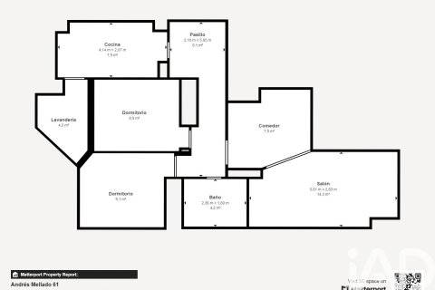 Huoneisto vuokrattavana Madrid, Espanja, 2 makuuhuonetta, 75 m2 No. 187570 - kuva 21