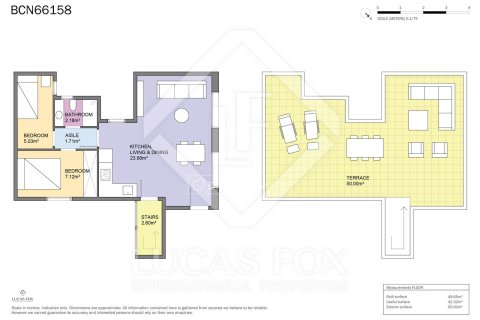 Lägenhet till salu i Barcelona, Spanien 2 sovrum, 50 kvm. Nr. 161416 - foto 28