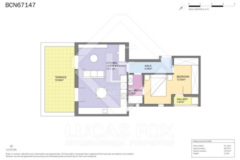 Apartment for sale in Barcelona, Spain 1 bedroom, 57 sq.m. No. 161415 - photo 29