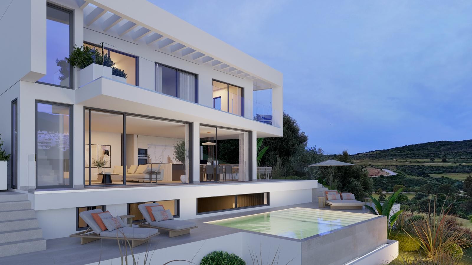 Villa in Estepona, Malaga, Spanien 3 Schlafzimmer, 130 m2 Nr. 133252