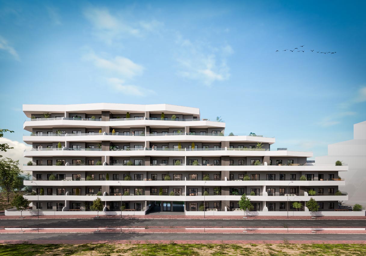 Penthäuser in San Miguel de Salinas, Alicante, Spanien 2 Schlafzimmer, 66 m2 Nr. 113607