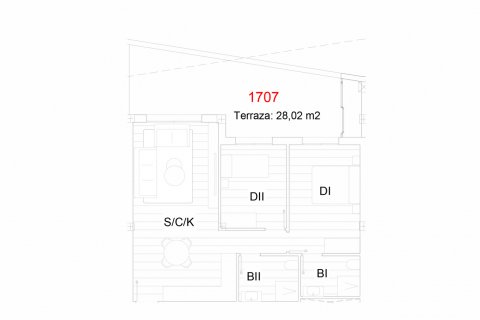 Penthäuser zum Verkauf San Miguel de Salinas, Alicante, Spanien 2 Schlafzimmer, 66 m2 Nr. 113607 - Foto 15