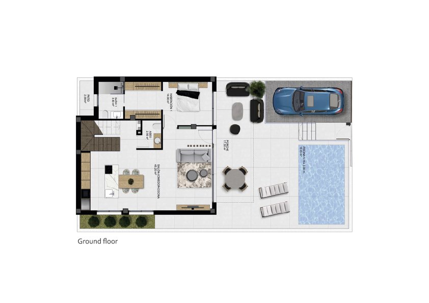 Māja Dolores, Alicante, Spānijā 3 istabas, 125 m2 Nr. 113601