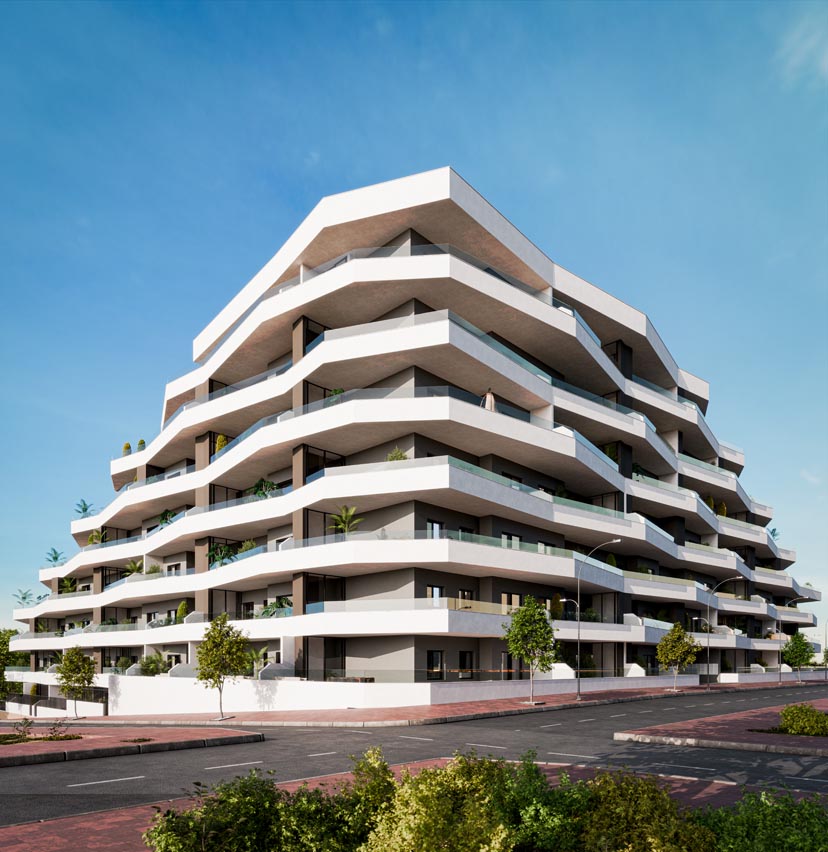 Wohnung in San Miguel de Salinas, Alicante, Spanien 2 Schlafzimmer, 68 m2 Nr. 113608