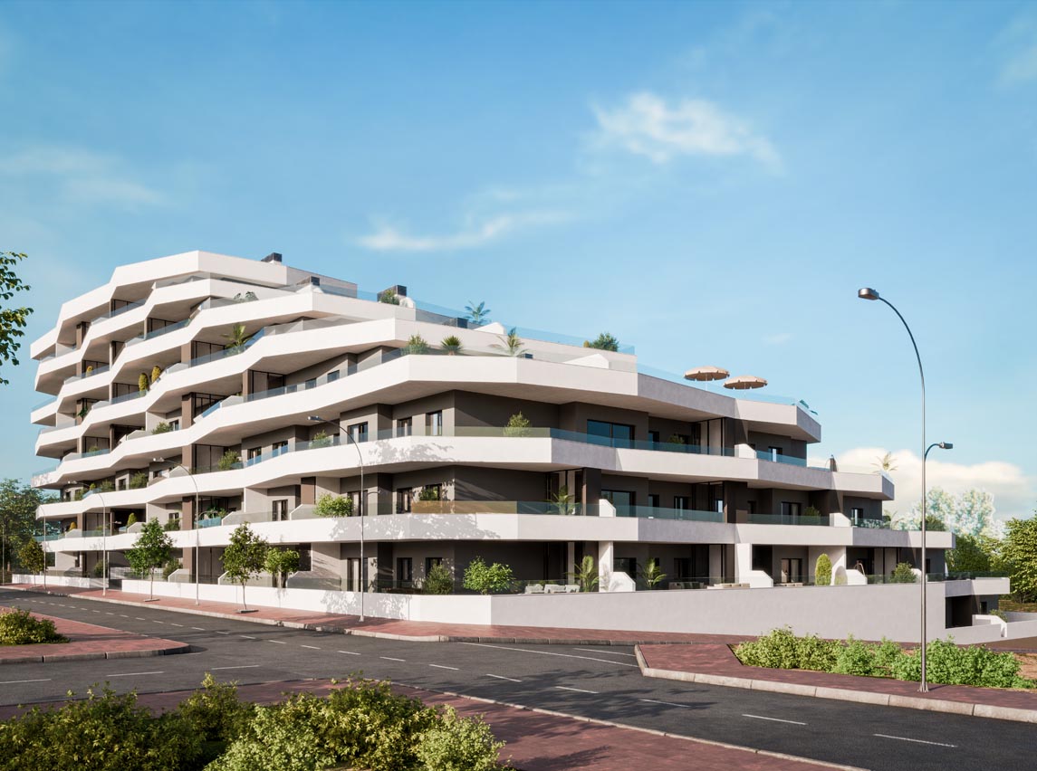 Wohnung in San Miguel de Salinas, Alicante, Spanien 2 Schlafzimmer, 68 m2 Nr. 113608