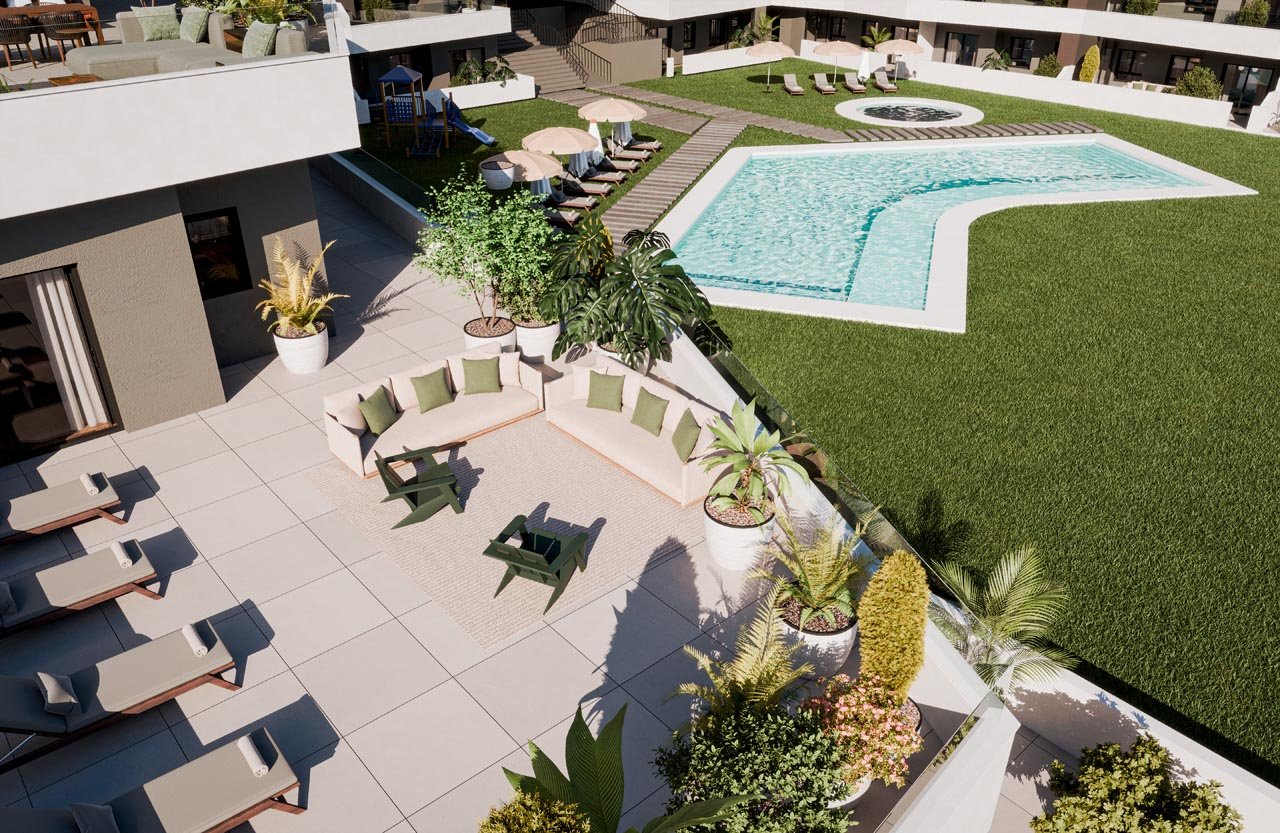 Wohnung in San Miguel de Salinas, Alicante, Spanien 2 Schlafzimmer, 68 m2 Nr. 113608