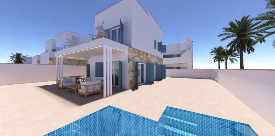 Villa Pilar de la Horadada, Alicante, Spanien 4 sovrum, 132 kvm. Nr. 139422