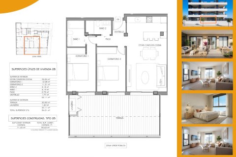 Appartamento in vendita a Benijofar, Alicante, Spagna 2 camere da letto, 90 mq. N° 193114 - foto 13