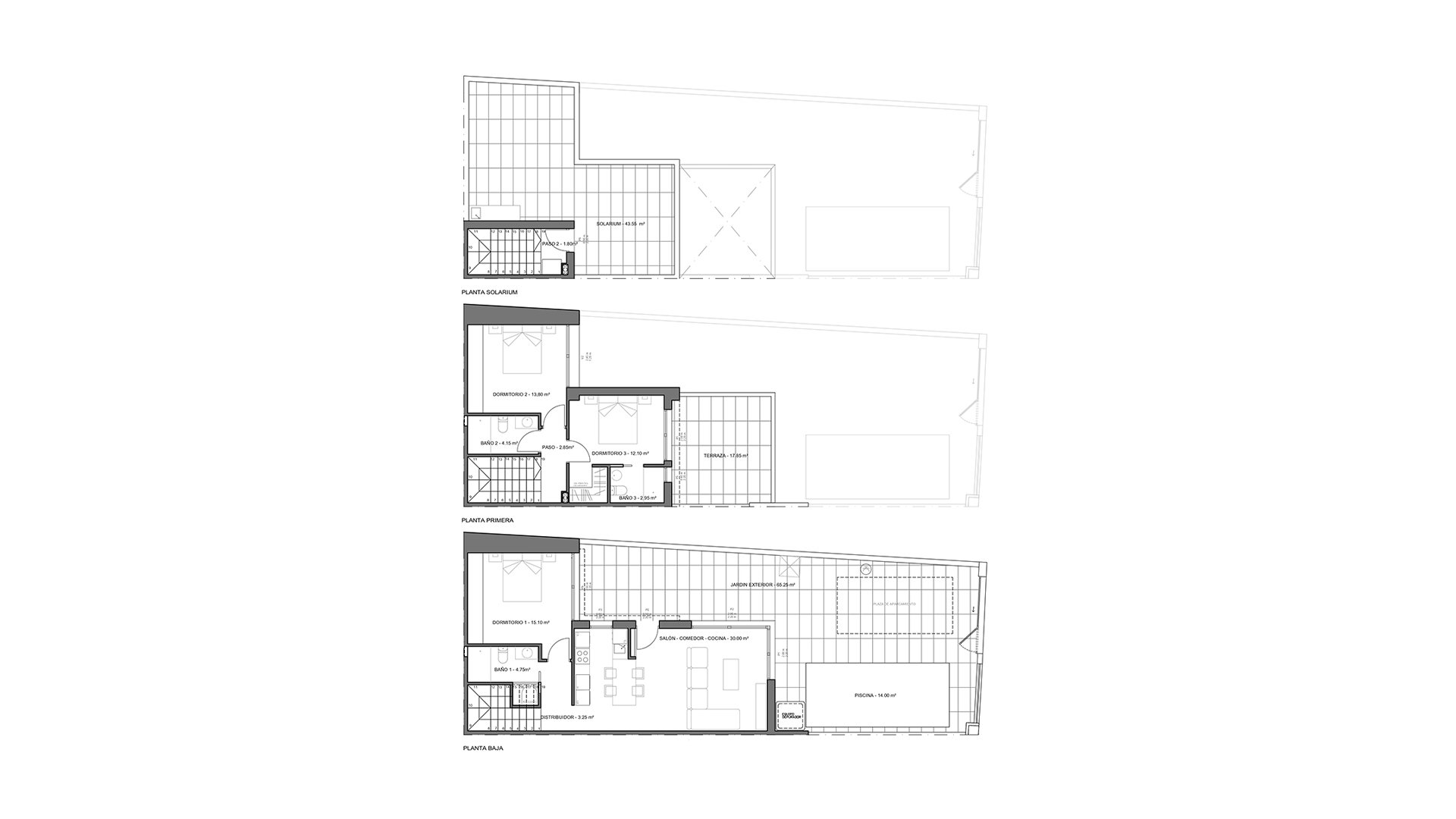 Villa i Residencial Rosa Morada, Murcia, Spanien 3 sovrum, 125.55 kvm. Nr. 148433