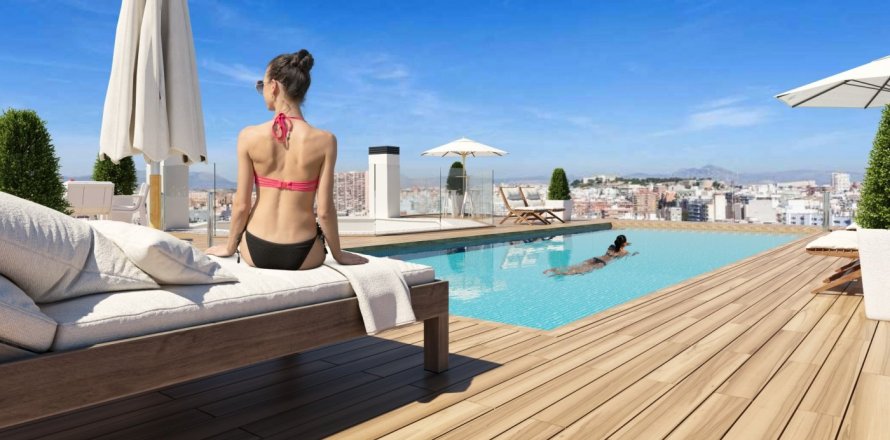 Penthouse à La Florida, Alicante, Espagne 2 chambres, 93 m2 No. 165147