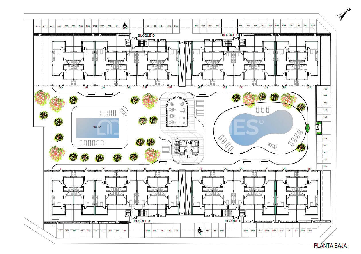 Penthauss Torre-Pacheco, Murcia, Spānijā 2 istabas, 68 m2 Nr. 154365