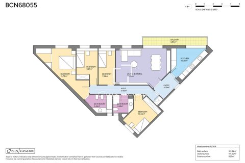 Lägenhet till salu i Barcelona, Spanien 4 sovrum, 122 kvm. Nr. 164617 - foto 26