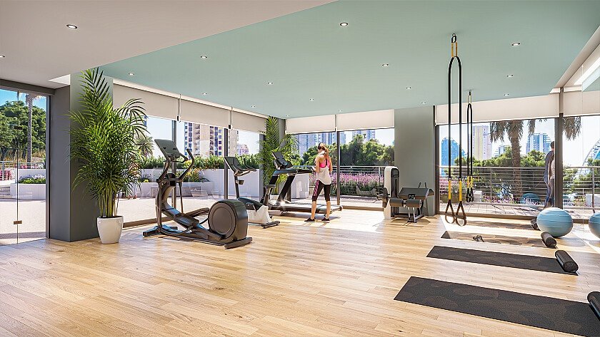 Penthouse w Benidorm, Alicante, Hiszpania 4 sypialnie, 54 mkw. nr 69772