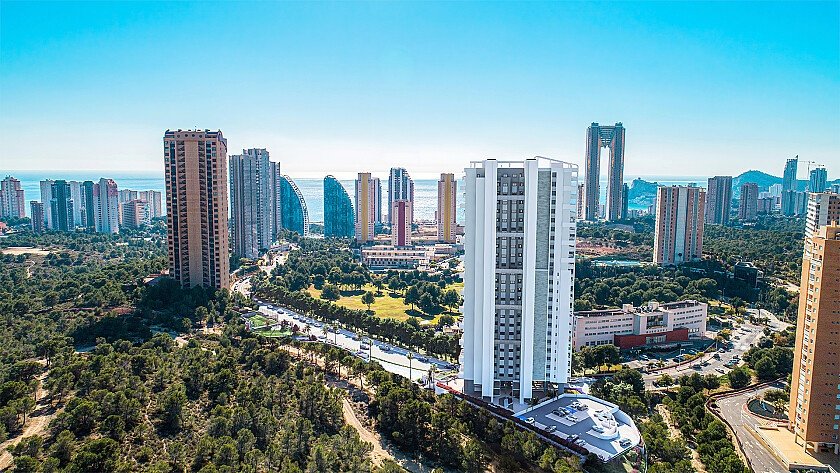Penthouse w Benidorm, Alicante, Hiszpania 4 sypialnie, 54 mkw. nr 69772