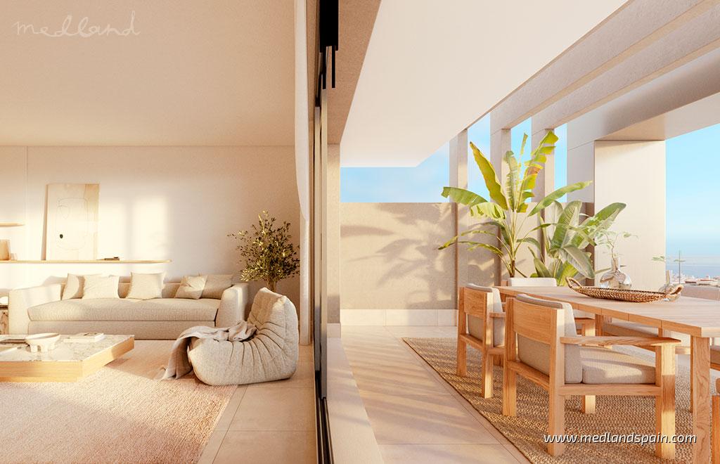 Apartment in Estepona, Malaga, Spain 3 bedrooms, 147 sq.m. No. 147401
