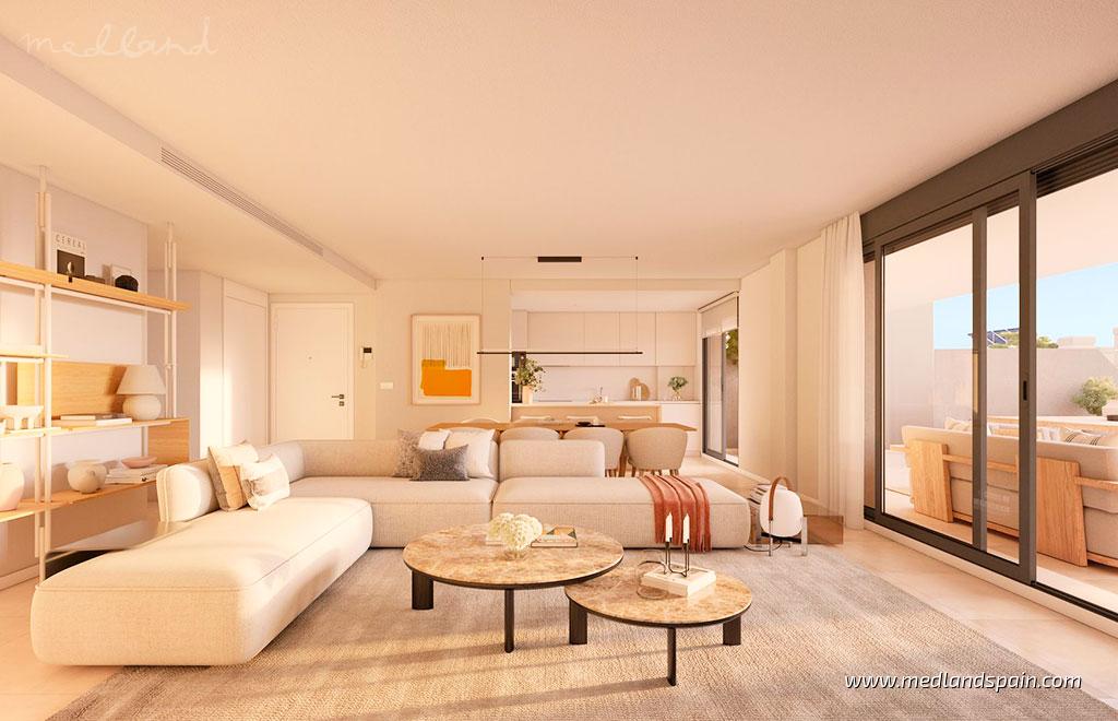 Apartment in Estepona, Malaga, Spain 3 bedrooms, 147 sq.m. No. 147401