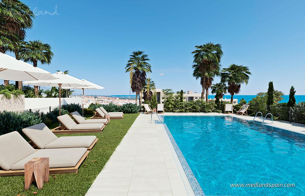 Apartment in Estepona, Malaga, Spain 3 bedrooms, 147 sq.m. No. 147401