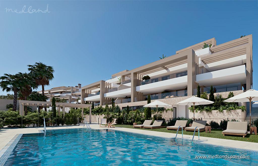 Apartment in Estepona, Malaga, Spain 3 bedrooms, 147 sq.m. No. 147401