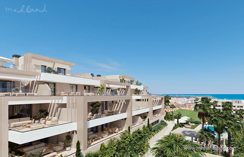 Appartamento a Estepona, Malaga, Spagna 3 camere da letto, 101 mq. N° 147403