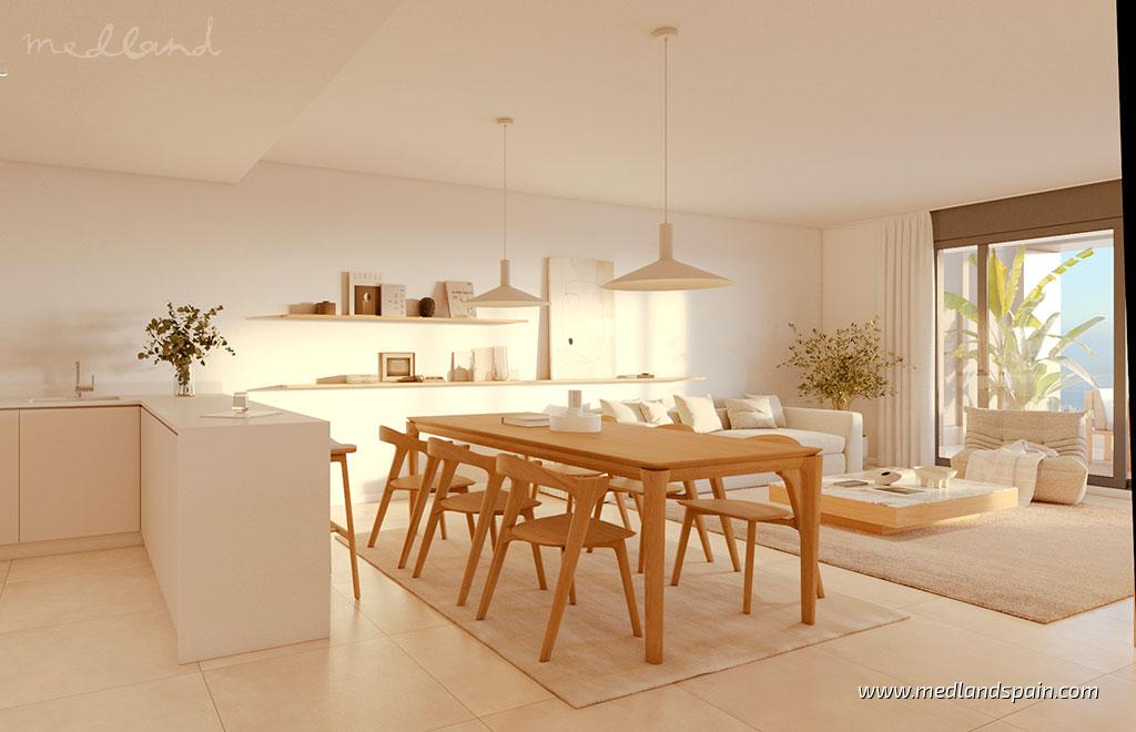 Appartamento a Estepona, Malaga, Spagna 3 camere da letto, 101 mq. N° 147403