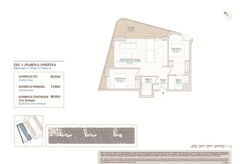 Apartment à vendre à Villajoyosa, Alicante, Espagne, 2 chambres, 83 m2 No. 171018 - photo 6