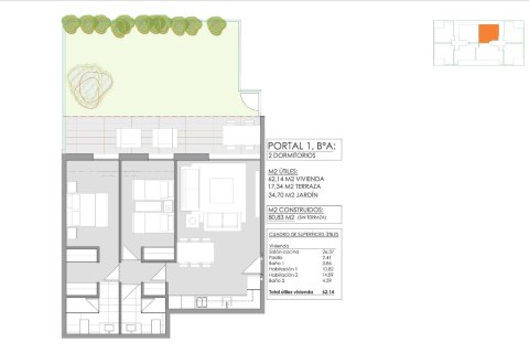 Wohnung zum Verkauf in Javea, Alicante, Spanien 2 Schlafzimmer, 80 m2 Nr. 161242 - Foto 12