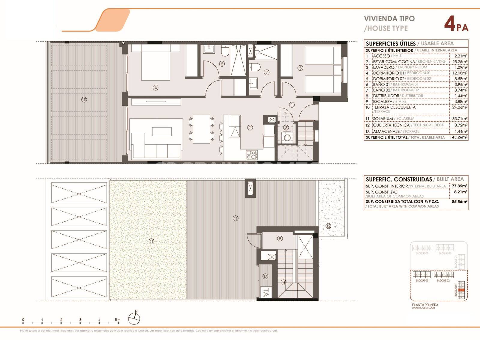 Penthouse à Torrevieja, Alicante, Espagne 3 chambres, 100 m2 No. 146867