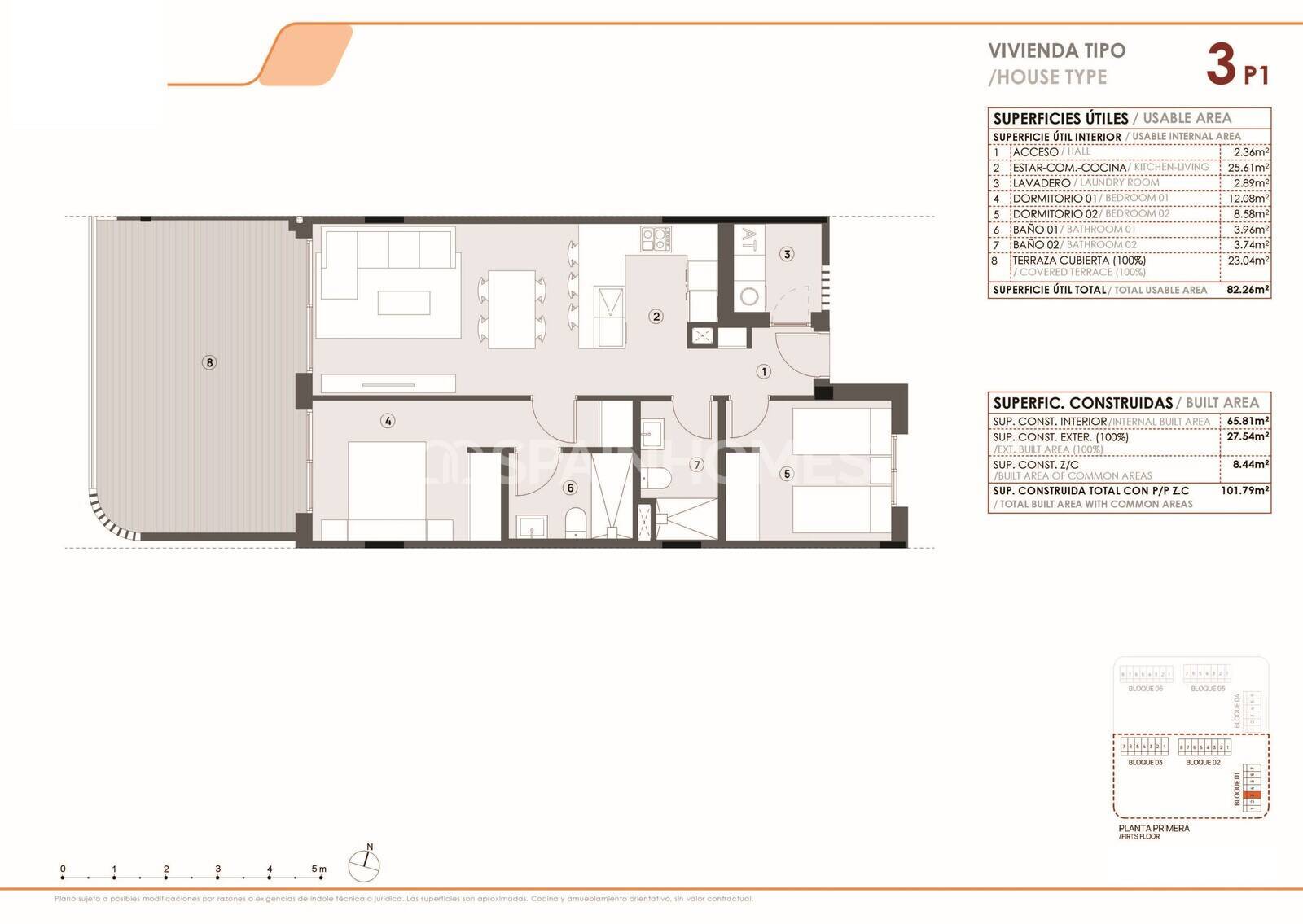 Penthouse à Torrevieja, Alicante, Espagne 3 chambres, 100 m2 No. 146867